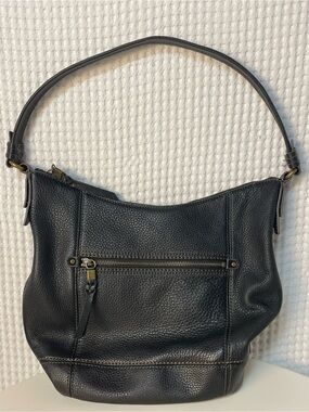 The Sak Sequoia Leather Hobo Shoulder Bag, Black